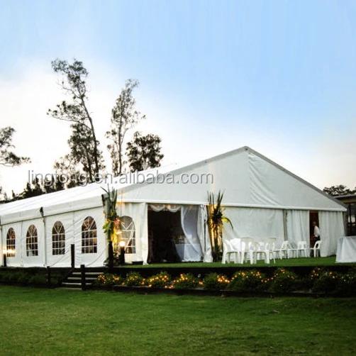 Свадебная палатка большой емкости 20x30 элегантная для событий роскошная модная желтая зеленая красная белая синяя индивидуальная ПВХ настенная