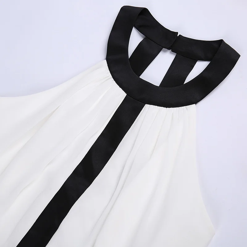 1L13 2022 Newest Women Beach Bohemian Dresses Women Beach Summer Dresses Sexy Women Bohemian Halter Long Dress