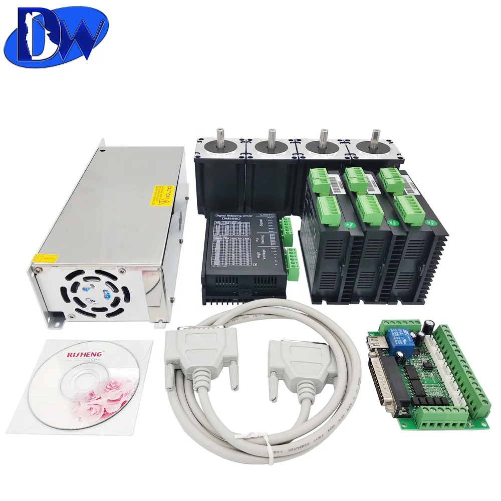 milling machine 4 axis nema23 cnc stepper motor kit
