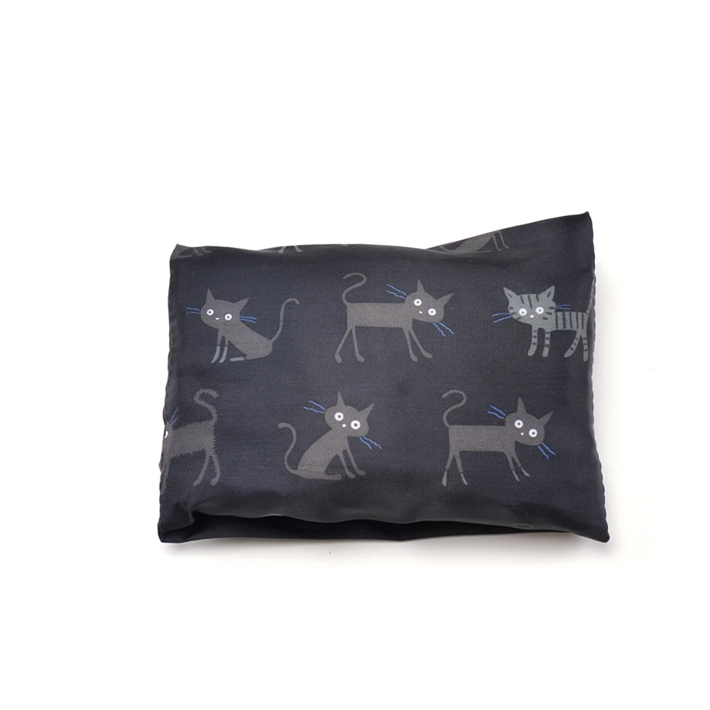 RPET reusable recycled polyester tote t-shirt shape foldable grocery shopping bags ECObag shoppingbag for cheap