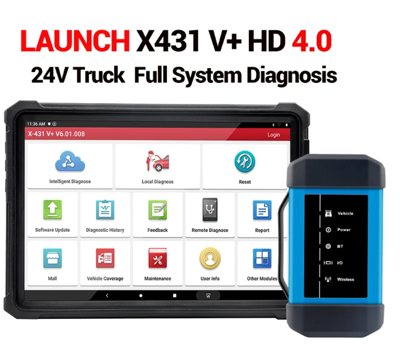 USB EOL 24V Full System howo truck 380 scanner