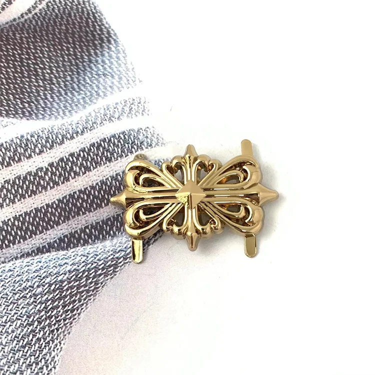 Оптовая продажа от производителя, Женская Пряжка для обуви, ювелирные изделия с индивидуальным логотипом, пряжка для обуви из цинкового сплава