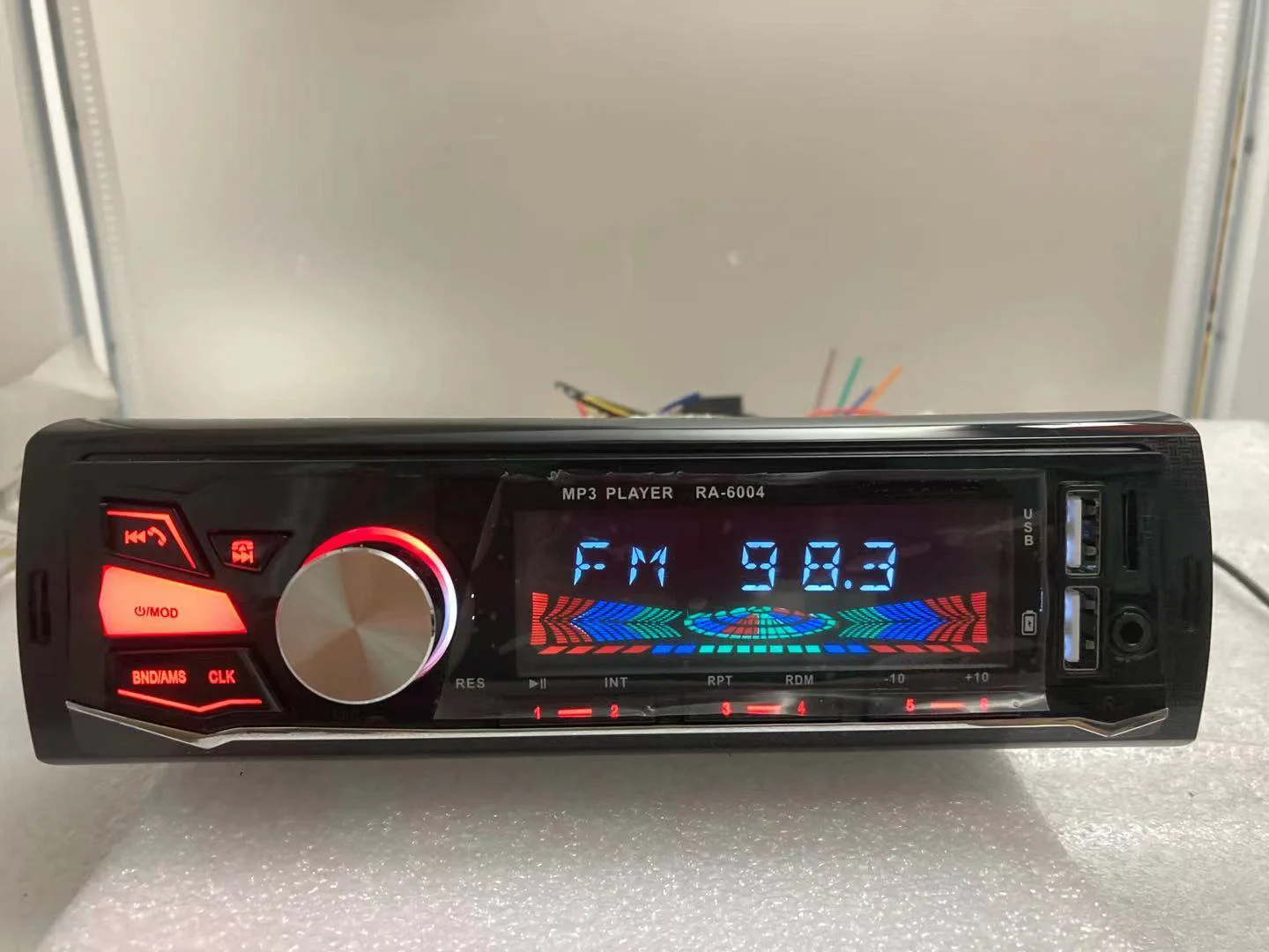 12 в жк-дисплей быстрая зарядка автомобильное аудио двойной USB FM-радио автомобильный mp3-плеер Aux удаленный стерео