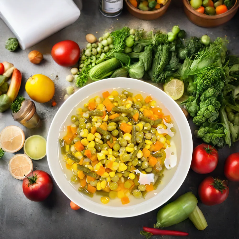 Canned Mixed Vegetables Sweet Corn Green Beans Green Peas Beans Carrots