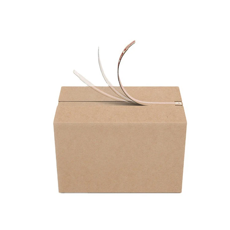 Moving Easy Tear Paper Kit with Tape-Free Open Zipper Corrugated Carton Box Customized Logo Corrugated Carton Box