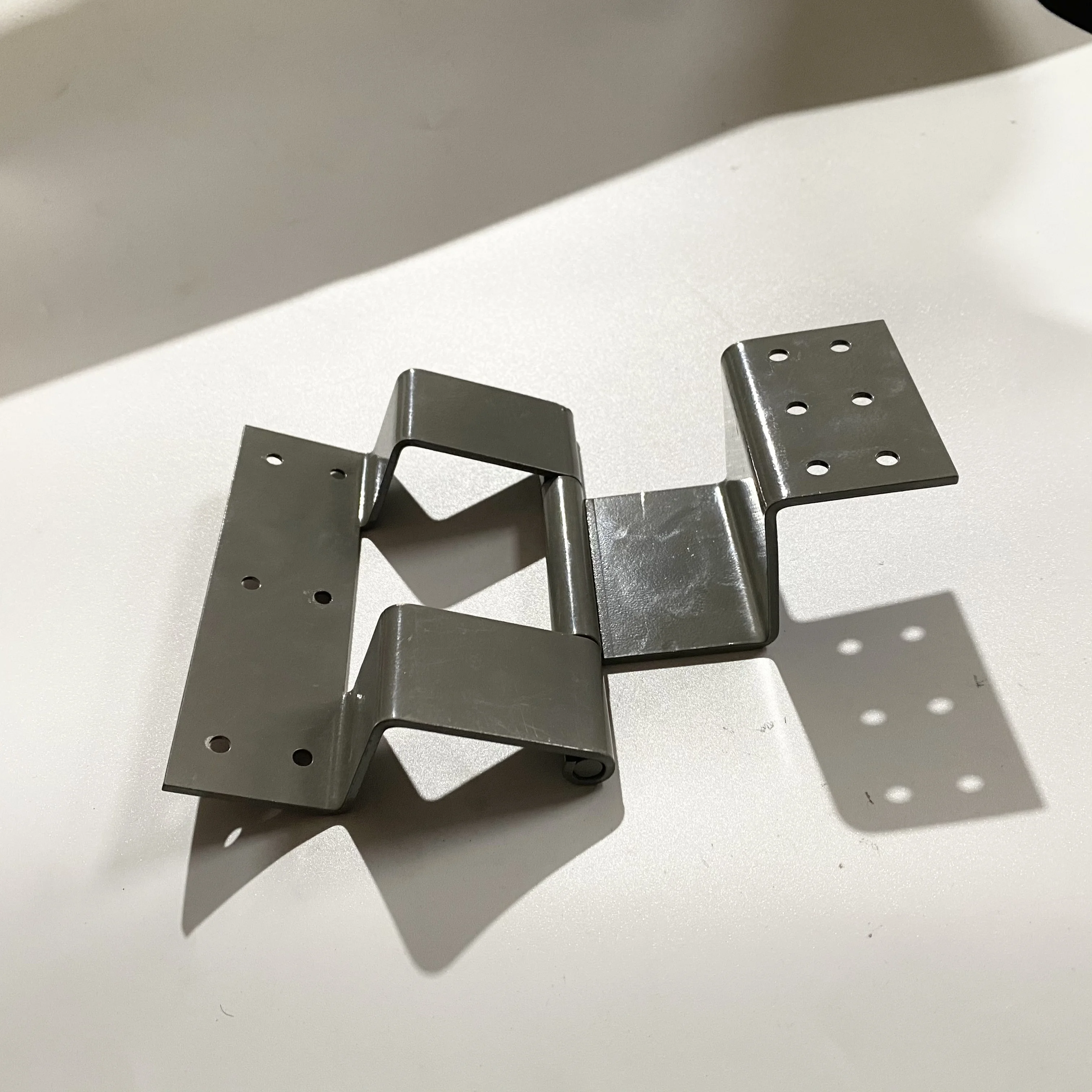 High Quality Customized Stainless Steel Aluminium Door Hinge Heavy Duty Black Spray Coating Car Door Hinge