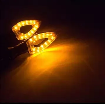 HeartShaped yellow light accessories electric Motorcycle parts LED 48V Turn Signal Light