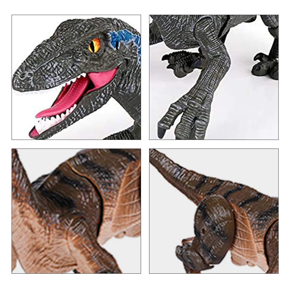 5 Channels 2.4G Remote Control Dinosaur for Kids Electronic RC Toys Walking Robot with Lights and