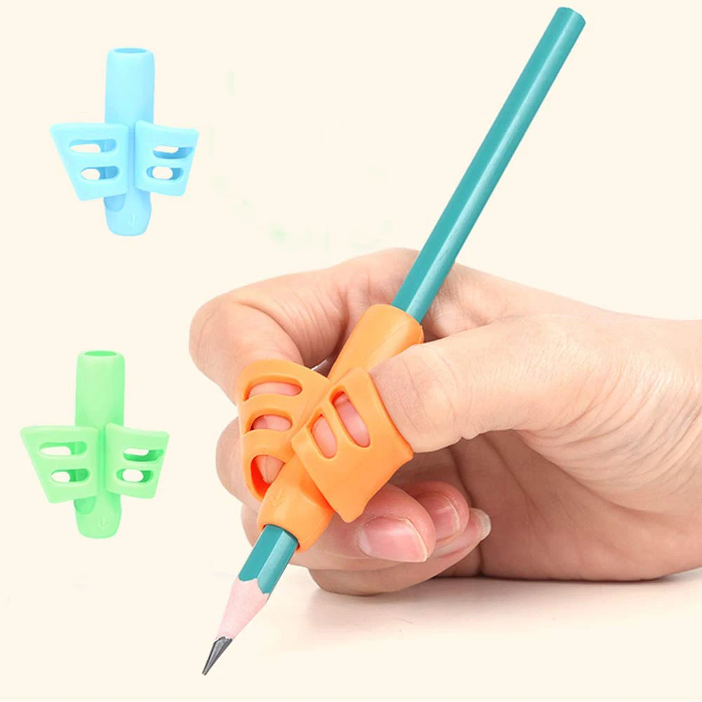 Eco-friendly pencil holder rubber pencil grip children pen grip corrector