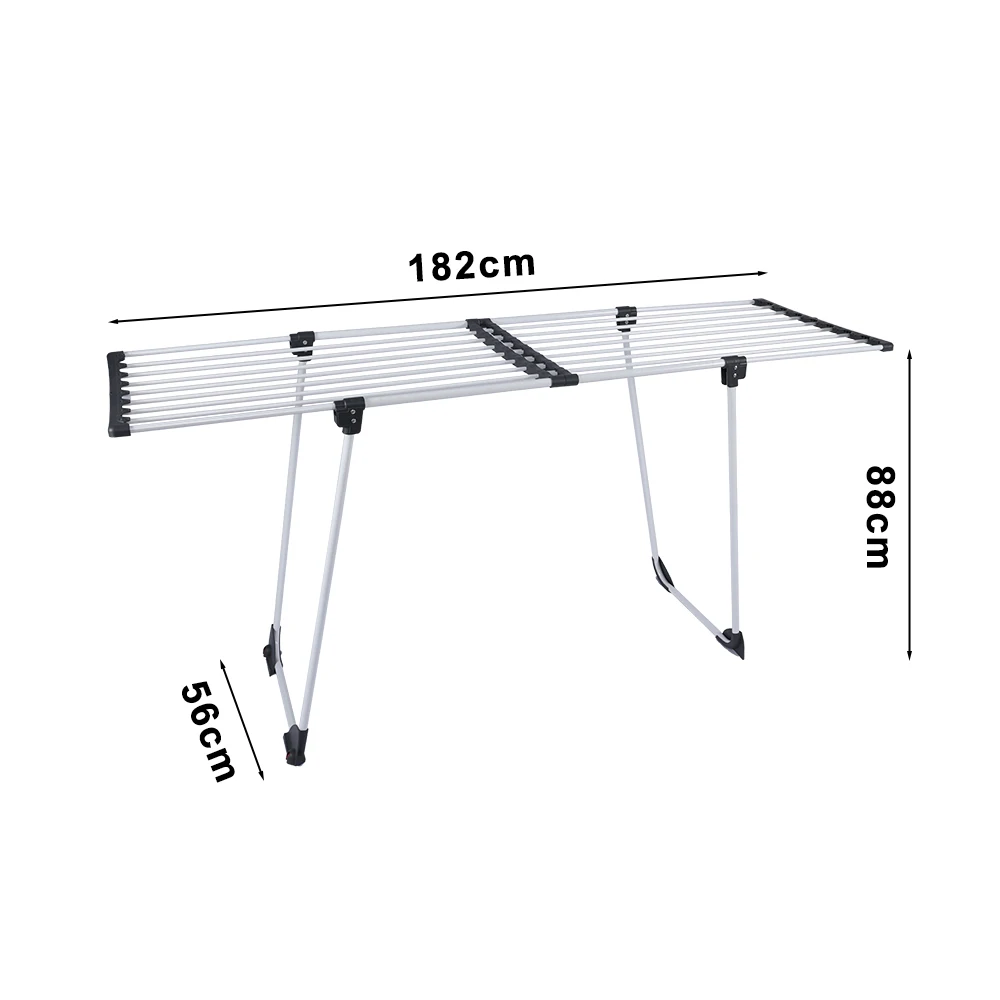 Indoor Outdoor Laundry Rack Foldable Cloth Dryer Clothing Drying Retractable Clothes Dryer Rack For Laundry