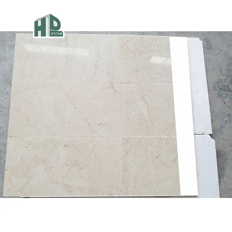 Customized size beige marble tiles floor 60 60 slabs marble floor tile large porcelain slab with pink veins