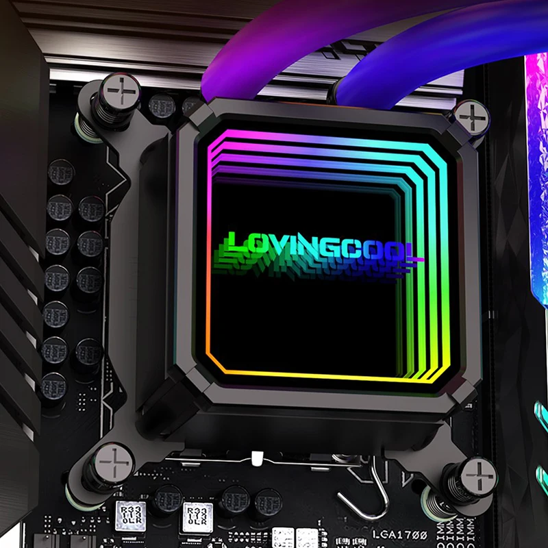 LOVINGCOOL PC CPU Water Cooling Computer Cooler ARGB Liquid Fan Ventilador Radiator For LGA 1150 1151 1155 1200 1366 2011 AM4