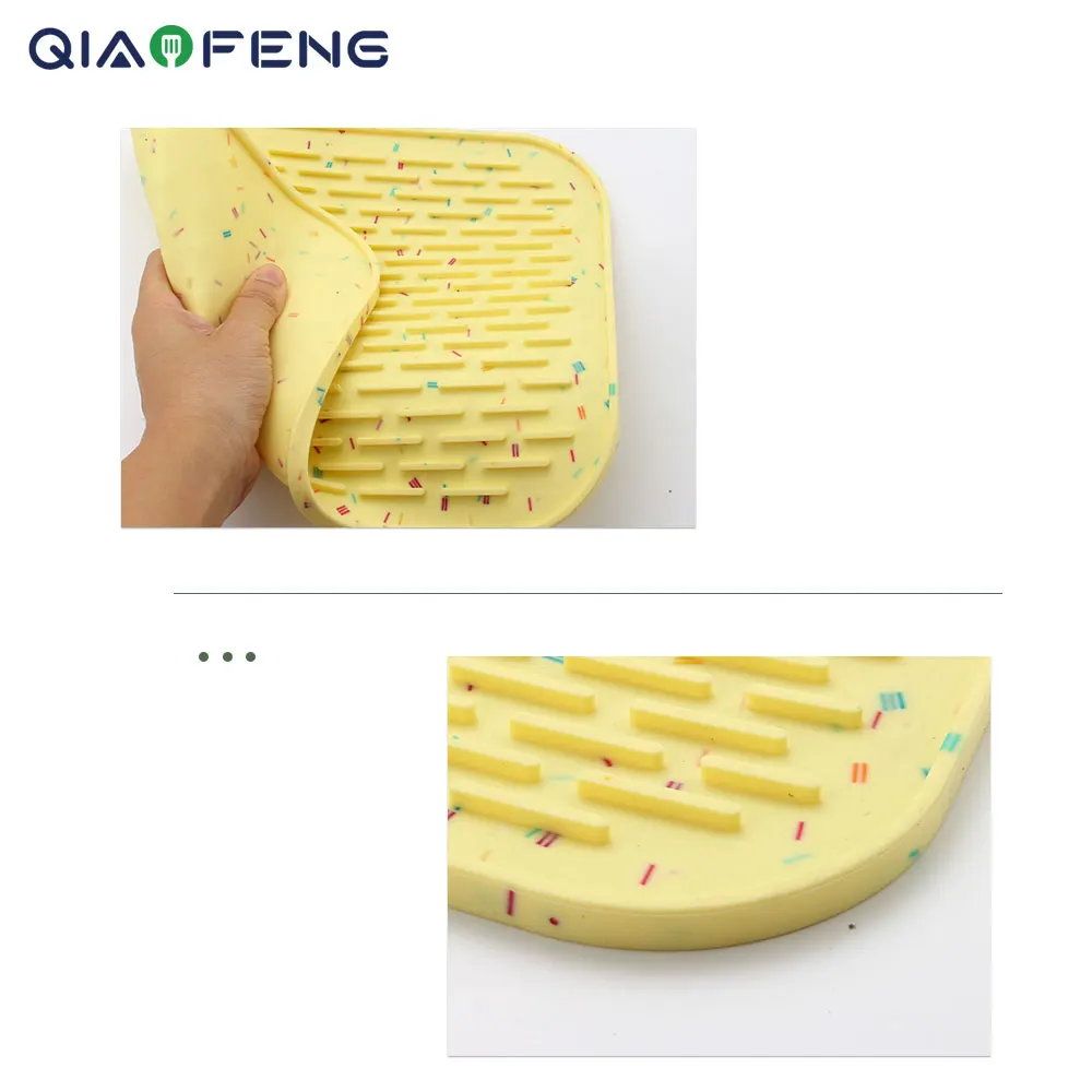 Premium Dish Drain Board Nonslip Pad Dish Drainer Mat Drip Rack Silicone Mat