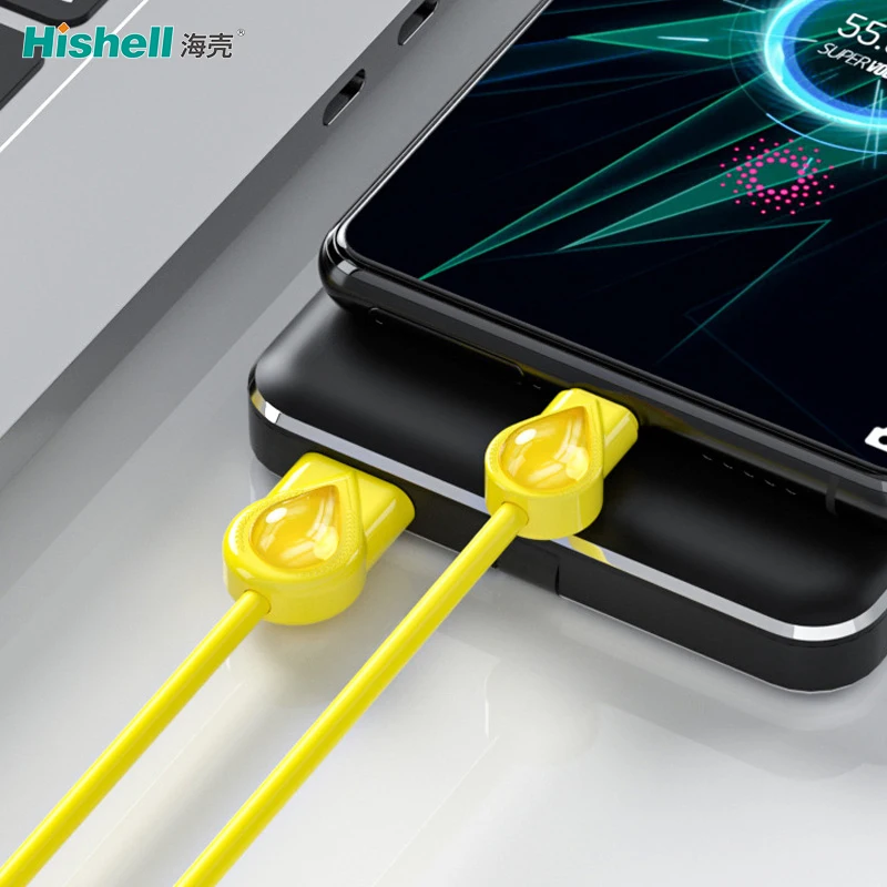 2A Fast Charging Silicone USB Data Transfer Charging Cable Cell Phone Charger Cable