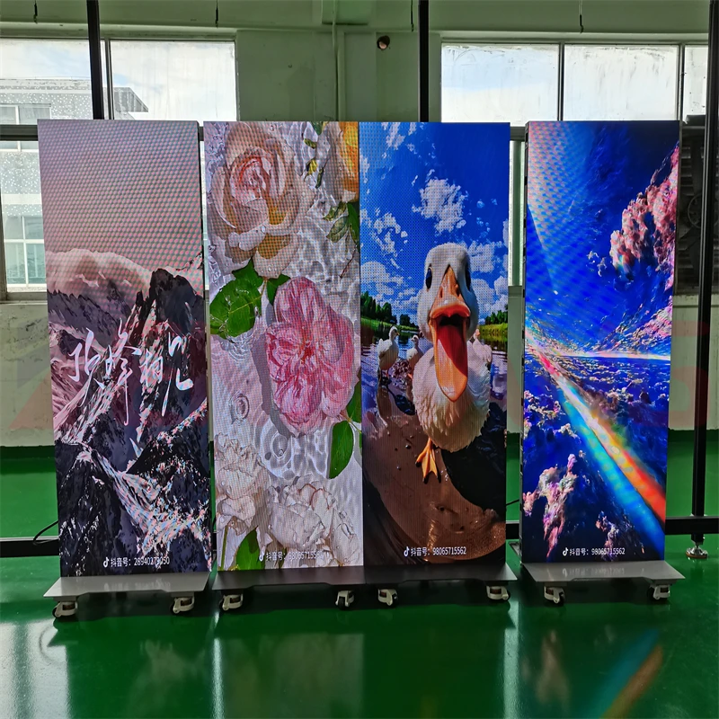 Hot Sale Outdoor New Arrivals P2.5 2.6mm Pixel Pitch Large Video Floor Standing Digital Poster Led Display Stand for Shop Window