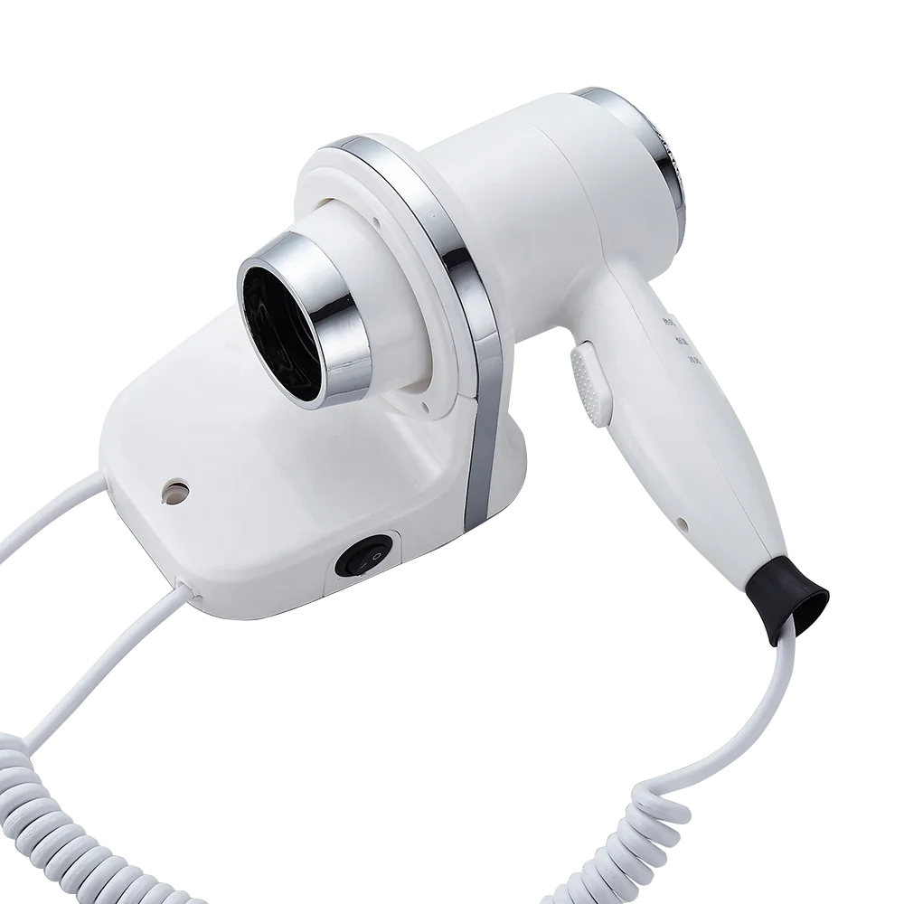 Three speeds Wall hanging hotel household hair dryer set wall mounted hair dryers