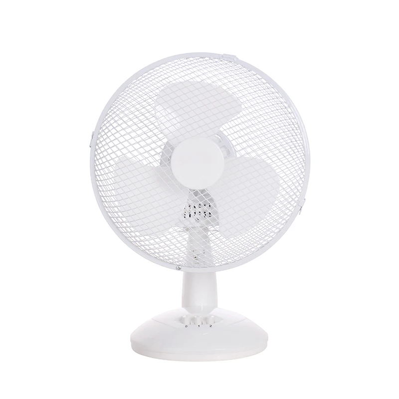 Simple Style Portable 40W Desk Fan 9 Inch Adjustable Electric Fan with Wide Angle Oscillation