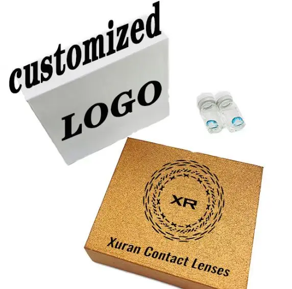 Набор чистых и свежих цветных контактных линз по индивидуальному заказу, 3 тона, 12 классических цветов