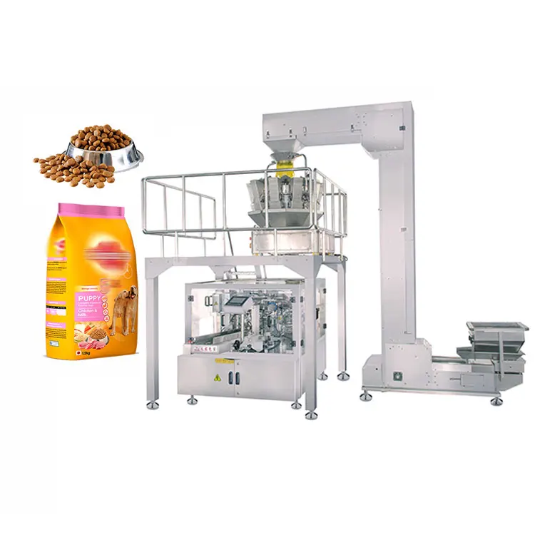 Automatic Potato Chip Sugar Puffed Food Pouch Snack Sachet Packing  fill and seal Machine