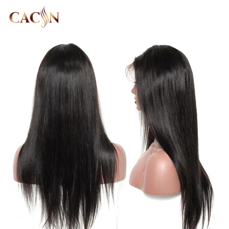 Top selling free part lace wig,human hair wigs and weaves,16 inch kinky straight ocean wave full lace wig