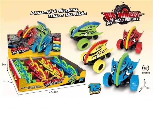 new design high quality stunt car 360 degree friction off-road power gyro car