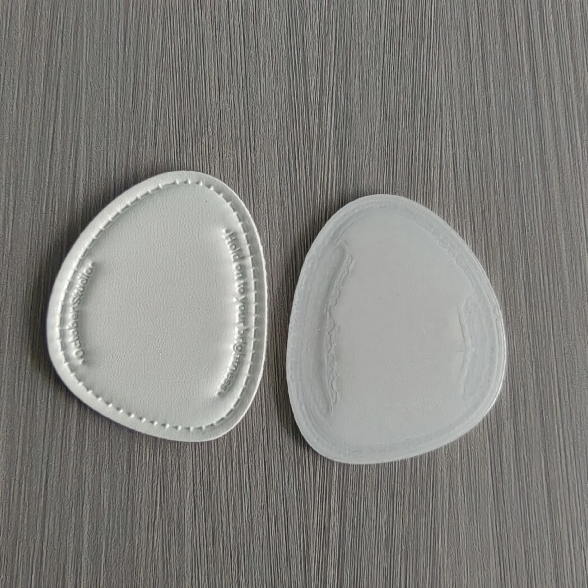 Leather patch for mobile phone holders