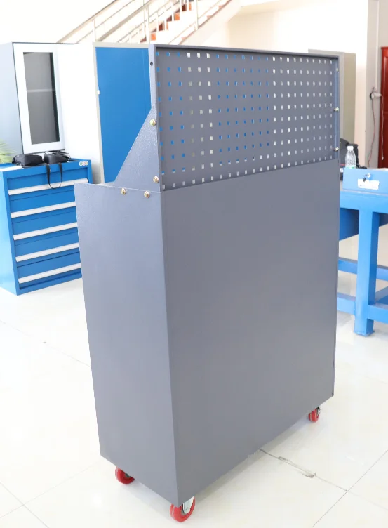 Double door garage cabinet workshop heavy duty safety storage cabinet metal tool cabinet