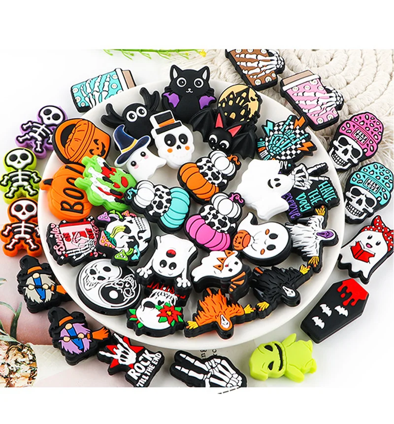 Xinghan New Products Mixed Color Bulk Animal Silicone Beads Food Grade Teething Beads BPA Free Silicone Beads Wholesale