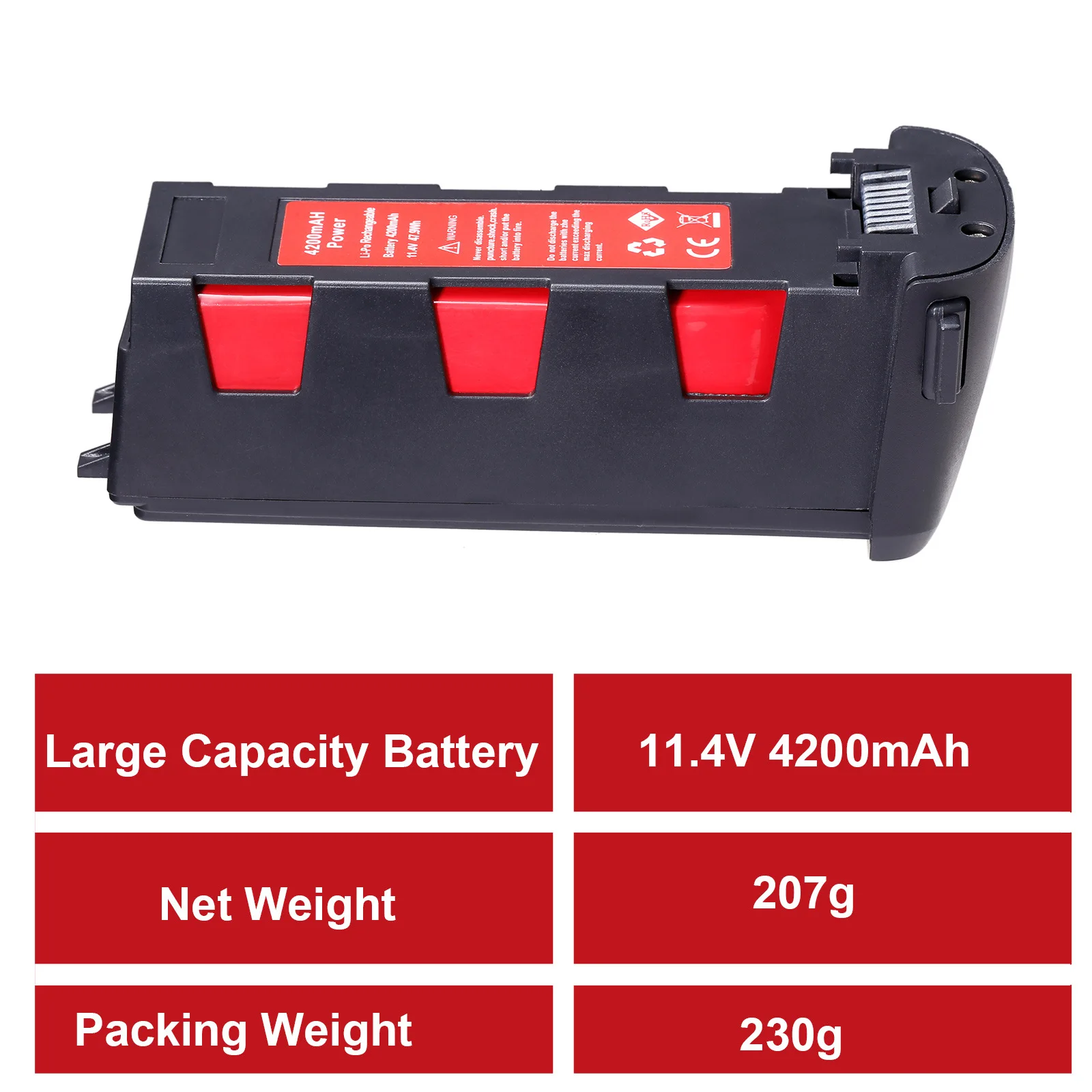 11.4v 4200mAh Battery for Hubsan H117S Zino Pro GPS RC Quadcopter Spare Parts Intelligent Flight Battery