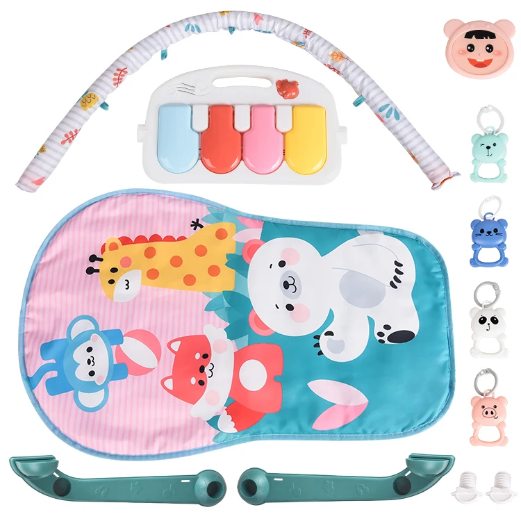 Baby Toys 0-6 Months Kick And Play Piano Gym Activity Center Oyuncak For Toddler