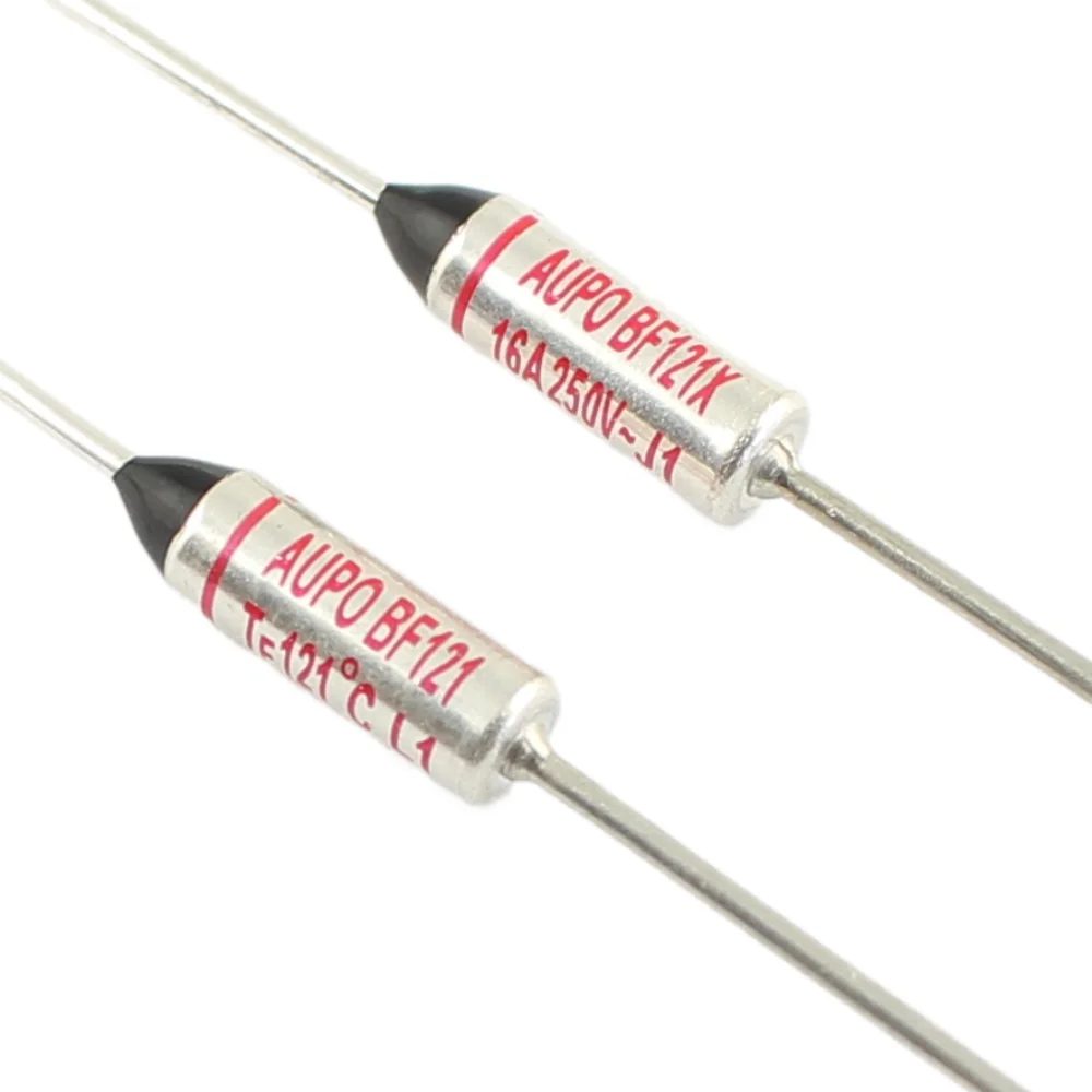 Термопредохранитель BF 121C, 121 градусов Цельсия, 10 А, 16 А, 250 В, BF121, BF121X, отключение, TF-гранул TCO AUPO