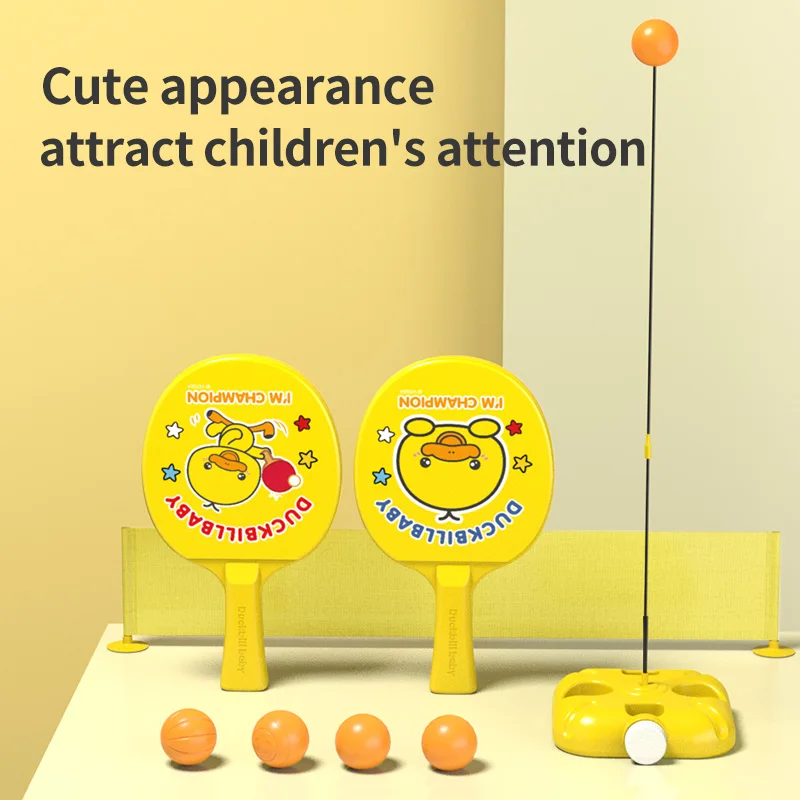 Duckbill Baby New Indoor & Outdoor Sport Toy Kids Exercise Toys Training Sports Plastic Cheap Table Tennis Sport Toys