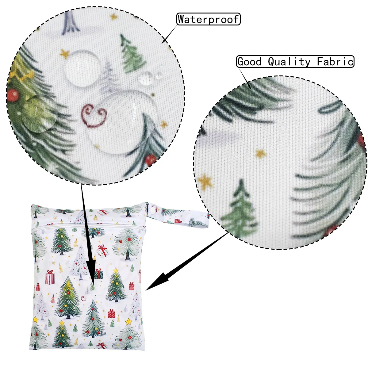 Новый стиль 100% Полиэстеровая водонепроницаемая многоразовая детская ткань подгузник мокрый сухой для путешествий хранения йоги Пляжная