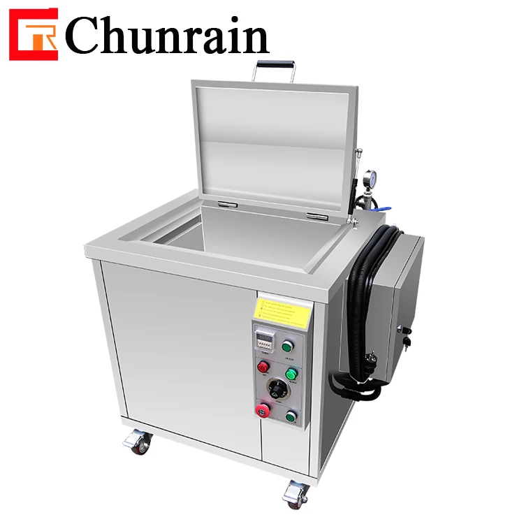 28KHZ 40KHZ Industrial ultrasonic cleaner with filter system for car parts engine aircraft parts cleaning CR-360G 135L 150L