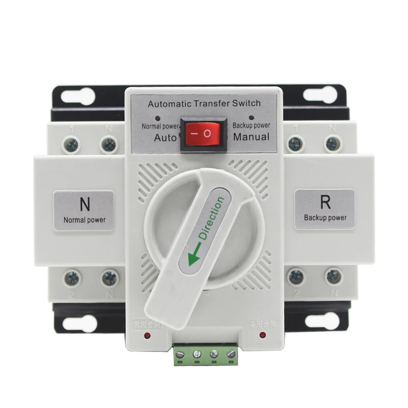 Dual power automatic transfer switch 2P 63A 32A 220v CB Automatic Transfer Switch automatic transfer switching(ats)