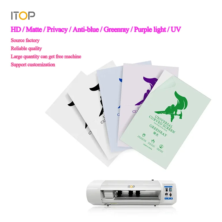120Mm*180Mm Curved Screen Protective Screen Guard Manufacturing Tpu Hydrogel Flim Tpu Screen Protector