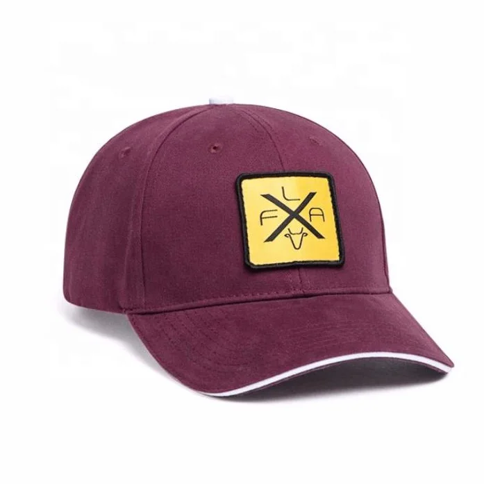 Cotton Sandwich Visor cap and hat OEM Baseball hats Hook-and-Loop Adjustable sport caps