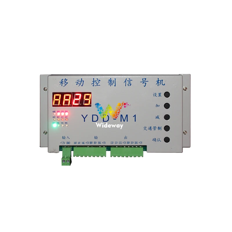Solar portable mobile traffic light controller