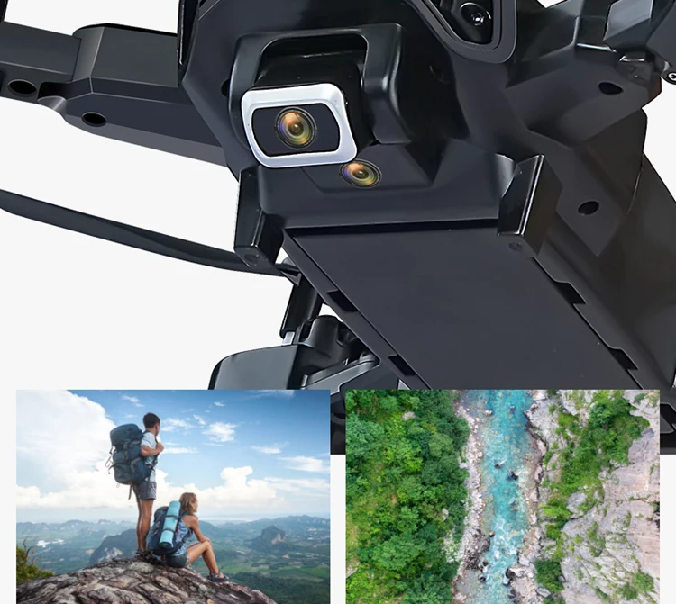 New Foldable Drone with 4K Hd Double Camera Mobile App Control Mini Drones