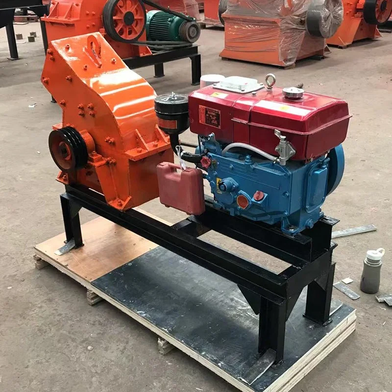Mini Portable Mobile Pc Series Diesel/Electric Hammer Crusher Hammer Mill For Sale