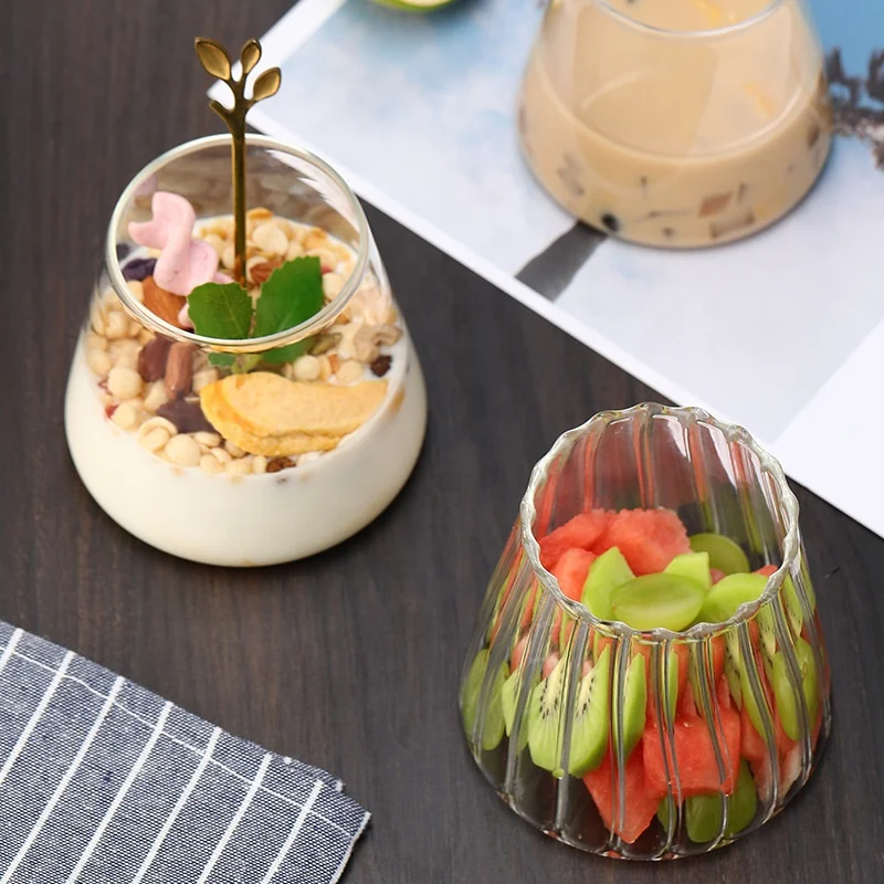 New Product Ideas clear high borosilicate Fujisan glass water cup coffee milk glass With Big Discount
