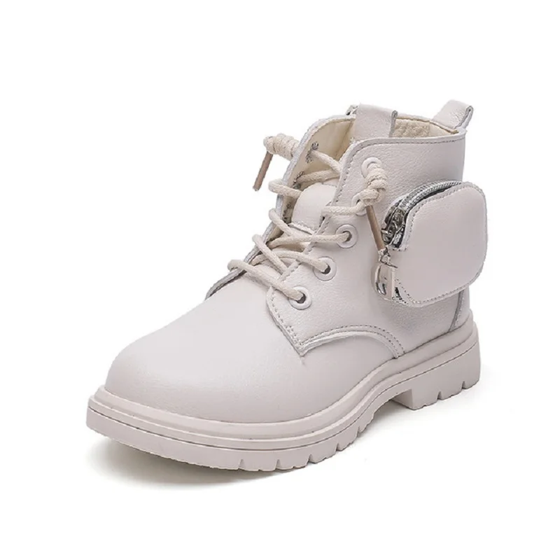 2021 Quality Assurance Artificial Leather Keep Warm Stylish Martin Boots Kids Shoes