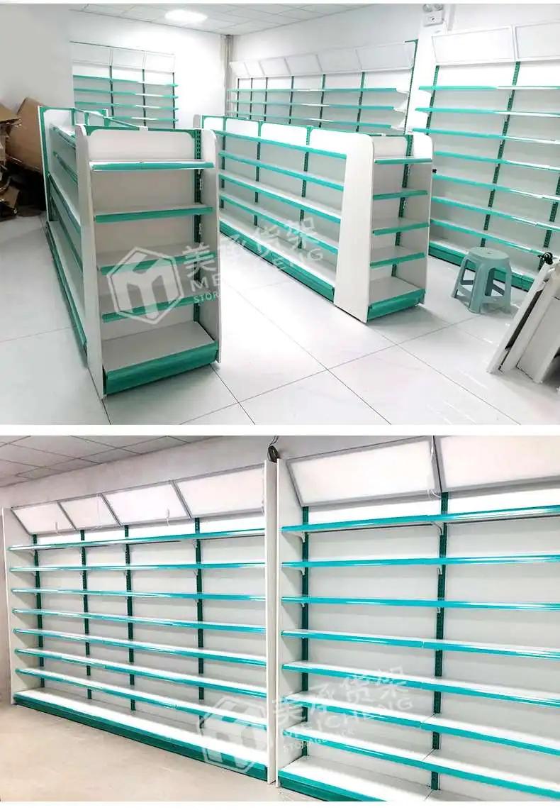 Meicheng Agent Recruitment Medical Store Racks Pharmacy Shelves Drugstore Pharmacy Medical Store Supermarket Shelves