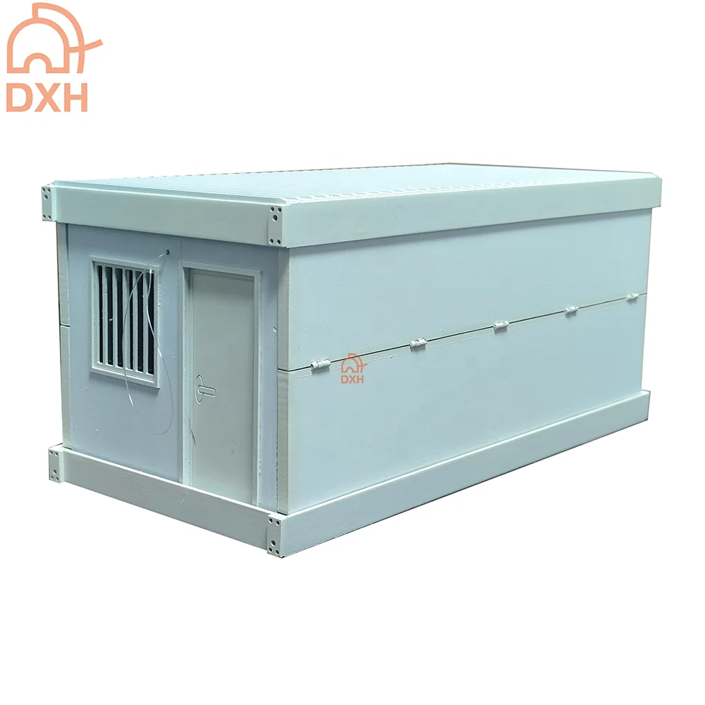 20ft folding good price foldable container house model good  container folded and dreaming home cheap white house good quality