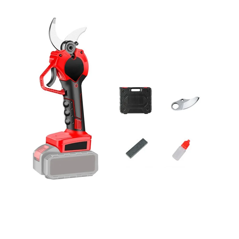 Wholesale Direct Sales Battery Cordless Pruning Shears Gardening Tools 30MM Electric Pruning Shears