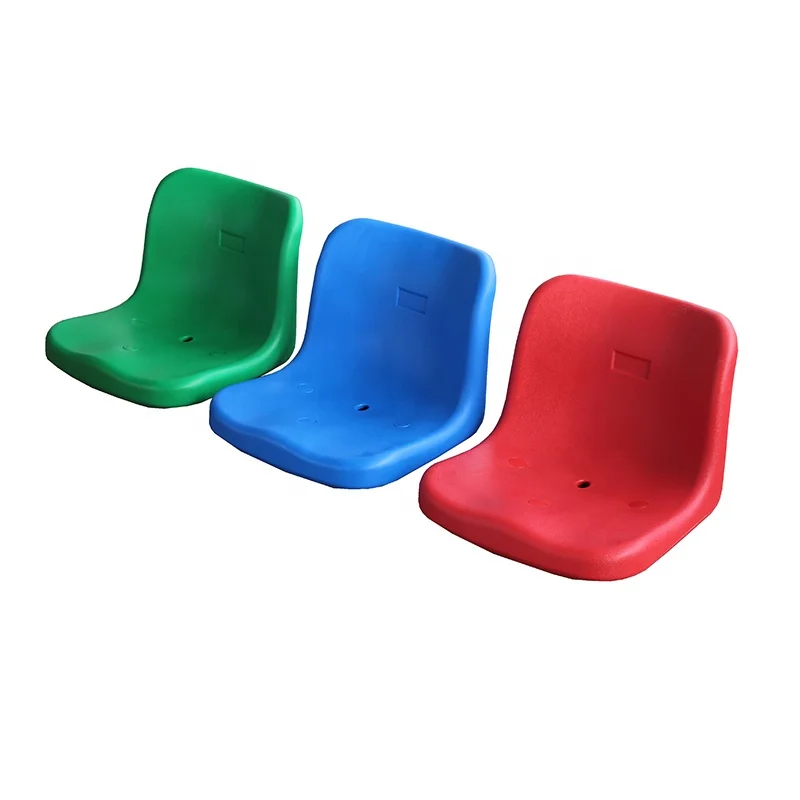 Прочные пластиковые сиденья для стадиона, выдвижной HDPE футбольный спорт, сиденья для улицы и помещения