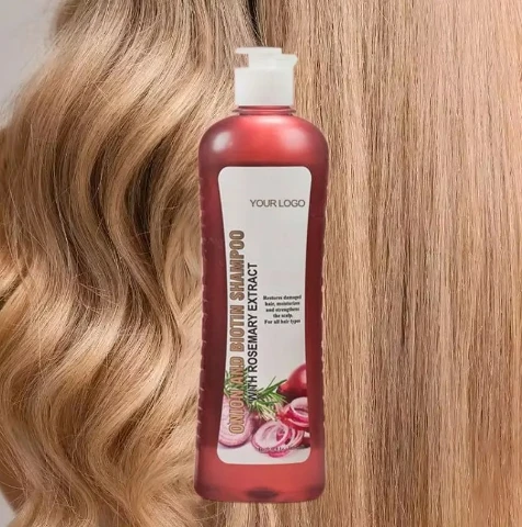Hot Selling  Natural Onion Shampoo Conditioner for Cleaning Scalp and Hairs Smooth Hair Root