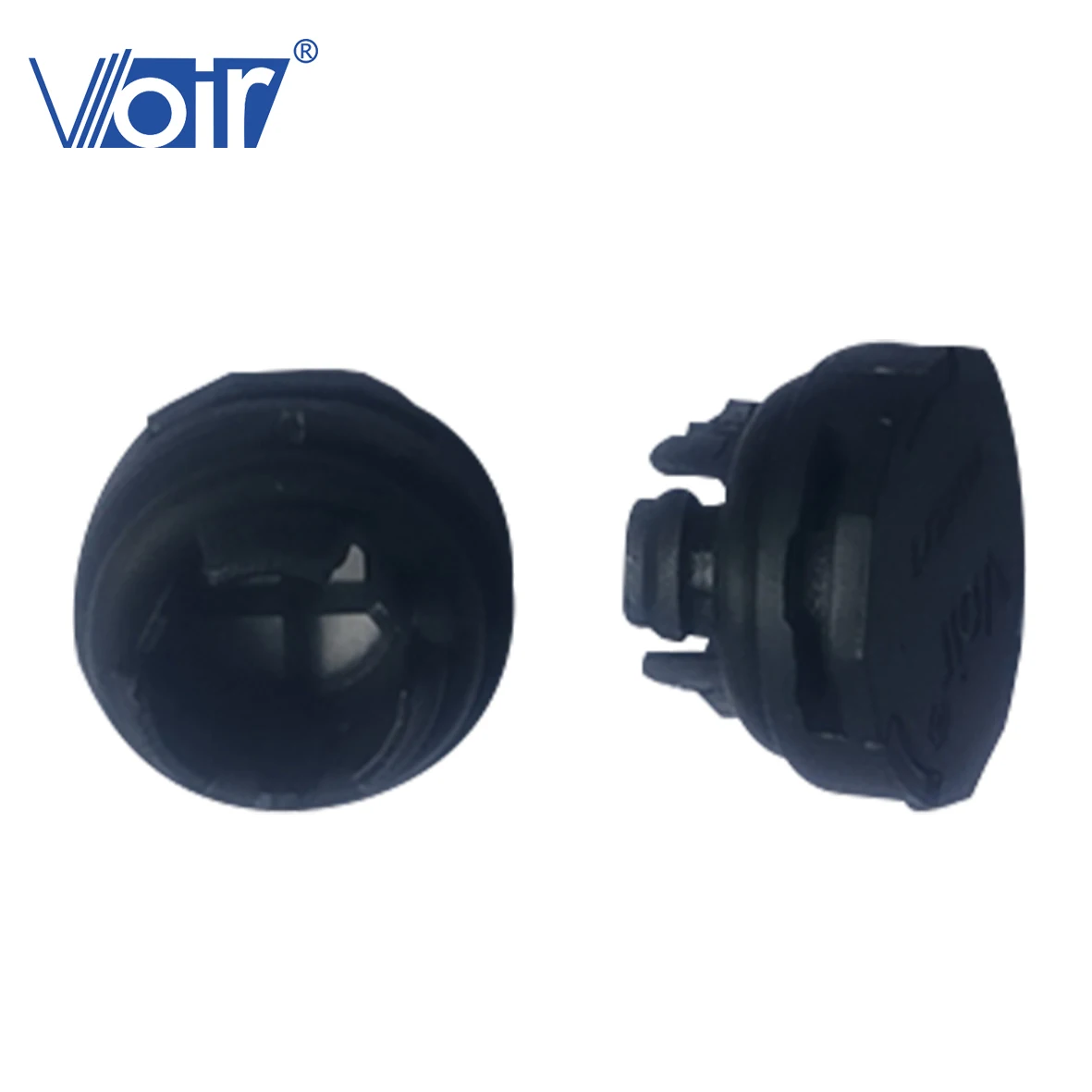 Voir e-PTFE Snap-in Round Black Plastic IP67 IP69K Waterproof  Pressing Air Vent Plug Balance Pressure Valves