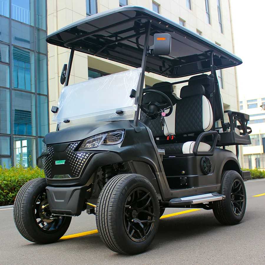 Hot Sale Chinese 4 Person 72v Lifted Off Road Custom Buggy Club Electric Golf Cart With Lithium Battery