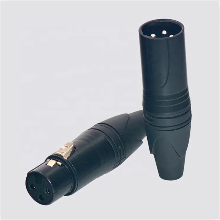 XLR Connector 3 Pin Cable Oem Support Male Female Hdmi Connector Dynamic 2000 Female Connector Housing 12 Pin 2 Row UT-XLR3